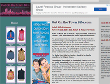 Tablet Screenshot of outonthetownbibs.com